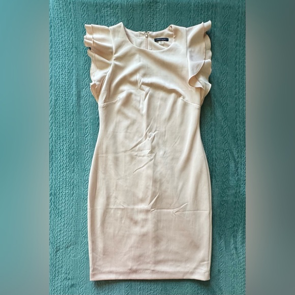 Tommy Hilfiger Creamy Peach Midi Dress - Picture 1 of 4